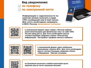 Межрайонная инспекция ФНС России №7 по Нижегородской области информирует об имеющейся возможности получения налогоплательщиками информации о наличии недоимки и задолженности по пеням, штрафам, процентам посредством СМС и электронной почты