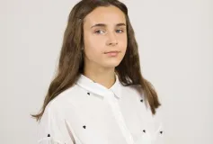 Карина Куванова, ученица Детской художественной школы имени Б.Н. Бедина.'