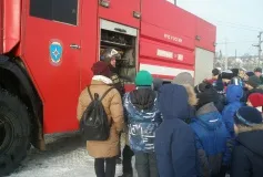 Эвакуация преподавательского состава и обучающихся воспитанников при пожаре