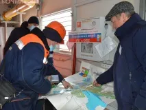 В округе прошла штабная тренировка по предупреждению ЧС из-за неблагоприятных погодных условий