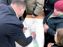 Жители дома 45 а на ул. Красные Зори обсудили проект благоустройства их двора