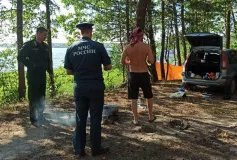 В округе штрафуют за розжиг костров в лесах